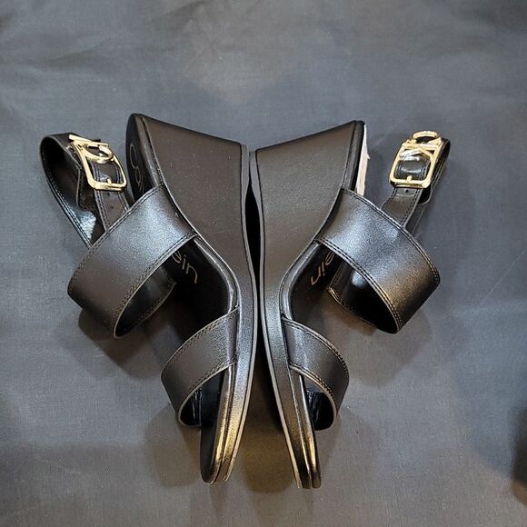 BRAND NEW CALVIN KLEIN WOMEN'S BELLE WEDGE SANDALS - Picture 9 of 16